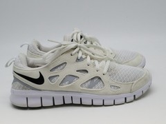 New Nike Free Run 2 GS (White/Black/Wolf Grey) DD0163-100 Size 7 Youth