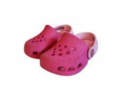 CROCS Forever Kids Clogs Slip on Summer Water Shoes Pink Size C4