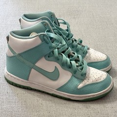 Nike Dunk High Island Mint Green 921797-300 Royal Sea Foam Teal GS Size 7Y