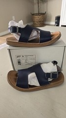 Freshly Picked Concord Sandal Navy Leather Size 9 Unisex Kids