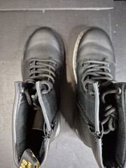 DR MARTENS 1460 SOFTY T JUNIORS 36 EU 5 GIRLS 4 BOYS 15382001 BLACK NIB!