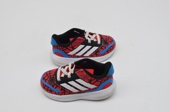 adidas Kids Marvel Spider-Man Run Falcon Elastic Lace Sportswear Shoes (Toddler)