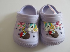 Casual Kids Infant Slip On Beach Clog Sandal Purple Color Various Sizes New