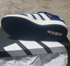adidas Breakbase J Blue/White Sneaker Unisex Kids US 4.5 UK 4 EU 36 2/3