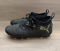 PUMA Future 8 Match Firm Ground Soccer Cleats Youth Boys Black Size 3.5