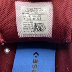 Converse All Star Chuck Taylor Axel Mid Top Size 1 Youth Maroon & Gray
