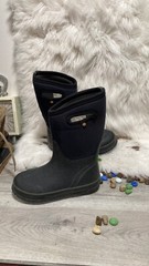 BOGS Classic High Handle 52065-001 Youth Size 5 Waterproof Winter Boots Black