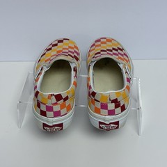 VANS Off the Wall Rainbow Checkerboard Shoes Kids Unisex Youth Size 13 Skater