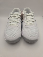ASICS Upcourt 6 GS Kids White Black Athletic/Volleyball Shoes Sneakers Size 4