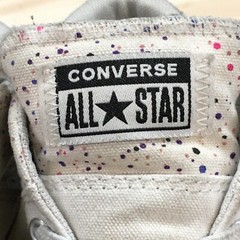 Converse All Star Sneaker Youth 3 White Galaxy Dust Lace Up Low Casual Comfort