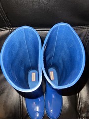 Hunter Original Kids Gloss Royal Blue Boots US Size 5B/6G
