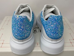 Alexander McQueen Designer Sneakers Shoes Kids Children Size 12.5 30C $350 White