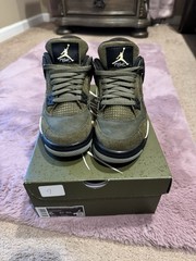 Nike Air Jordan 4 Retro SE Craft Medium Olive Youth Size 6 FB9928-200