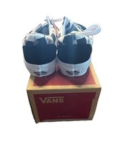 VANS Old Skool Checkerboard Black/ White Lace-Up Suede Kids 13.5 Low Top