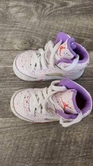 Nike Air Jordan 5 Retro SE Easter Laser Crimson Splatter Size 6C CT1700-100