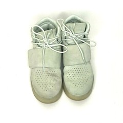 Adidas Tubular Invader Beige Leather High Top Ankle Shoes Sneakers US 4 Comfort