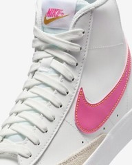 Nike Blazer Mid 77 Classic White Pink Youth Kids Shoes Sz 6.5Y (DA4086-118)
