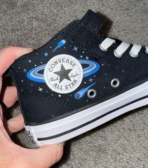 Converse Chuck Taylor All Star Space Rocket High Top Sneakers Kids Youth Size 2