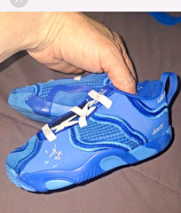 Jordan Luka 1 Blue Mesh Low Top Lace-Up Basketball Sneakers Toddler 9C