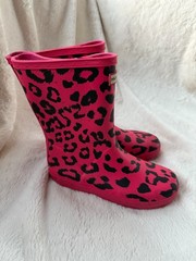 Hunter Kids First Classic Hybrid Print – Arcade Pink US 2B/3G/UK1/EU33