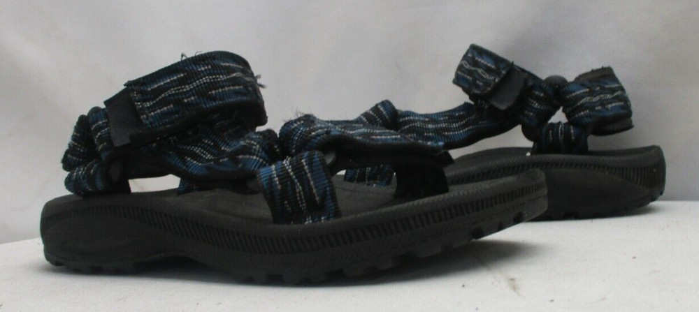 Teva Blue Nylon Adjustable Straps Sandals Youth Size 12
