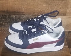 Puma Caven 2.0 White-Navy- Gold-Jasper Sz. 5 Juniors