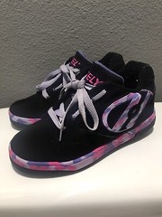 Heely Roller Shoes Propel Black Pink Purple Size 5Y