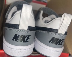 Nike court borough low recraft (kids) White/Black/grey Size 13C