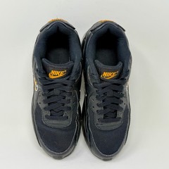 Nike Air Max 90 GS „Multi‑Swoosh“ Black/Orange (DV7146‑001) Youth 5 1/2 Sneakers