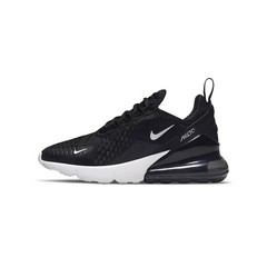 Nike Air Max 270 Youth Big Kids Black/White Sneakers Shoes (GS), 943345-001