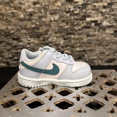 Nike Dunk Low Retro TD Sz 5C Football Grey Mineral Teal Toddler FD1233-002
