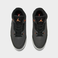 KID PRE SCHOOL JORDAN 3 RETRO_NIGHT STADIUM/ORANGE-BLACK DM0966 080