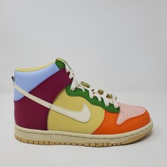 Nike Dunk High multicolor orange and yellow DZ5638-500 GS Size 6.5Y