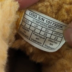 UGG Boots Youth Size 3 Yellow Neumel II Unisex Kid Chukka Lace Up 1017320K