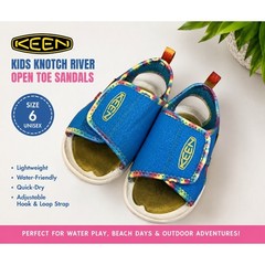 Keen Kids Knotch River Open Toe Sandals Unisex Water Shoes Size 6