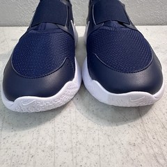 Nike Flex Runner 3 Midnight Navy Blue White Size 7Y Youth Kids Shoes Slip On