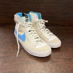 Nike Blazer Mid 77 GS Youth Sneakers Size 7Y White University Blue DH8640-104