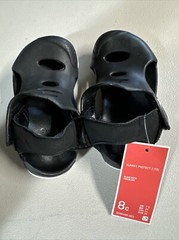 Kids Black White Nike Sunray Protect 3 (PS) Sandals Size 8C DH9462-001