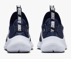Size 9 (Toddler/Little Kid) – Nike Flex Runner Shoe, Midnight Navy Blue/White