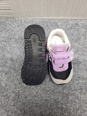 New Balance Kid Sneaker 6 Multicolor Logo Hook & Loop Closed Toe Toddler Shoe