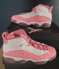 NEW AUTHENTIC AIR JORDAN 6 RINGS (GS) „CORAL CHALK“ US 5.5 Y