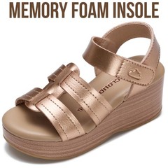 Project Cloud Girls Platform Sandals Dressy Beach Heels Easter Shoes Memory Foam