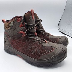 Merrell Capra Kids Size 4 Brown Waterproof Boots Hiking Camping Outdoors Casual