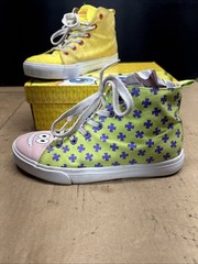Nickelodeon Spongebob & Patrick Kids High Tops Shoes Fun Cartoon Youth Size 7