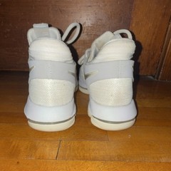 Nike KD 10 White Mesh Basketball Sneakers 7Y Lace Up Kevin Durant
