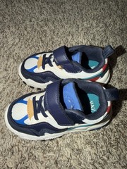 ZARA Unisex Kids Hook & Loop Adjustable Strap Low Top Sneakers EU 24 US 7.5