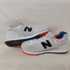 New Balance 574 Big Kid Silent Grey White Kids Size 2
