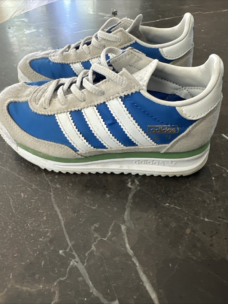 Adidas Kids Blue Size 10 1/2 K Athletic Shoes Pre-owned