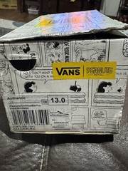 Vans Authentic x Peanuts Comics Kids Size 13 Sneakers Snoopy Charlie Brown