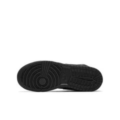 Nike Jordan 1 Mid Triple Black GS 2018 (554725-050) Grade School Size 4Y-7Y